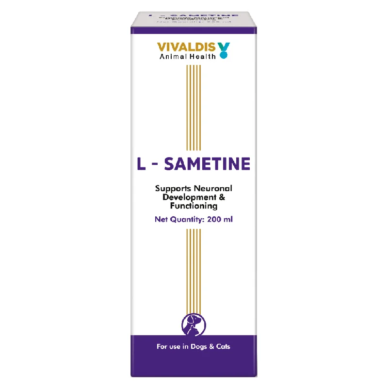 Vivaldis L Sametine Syrup for Dogs and Cats (200ml)