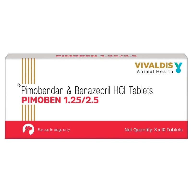 Vivaldis Pimoben 1.25/2.5mg Tablet for Dogs